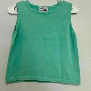 Lilly Pulitzer Sleeveless Knit Top Seafoam Green Women's PS